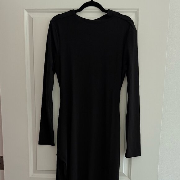Babyboo - Imelda Maxi Dress, Black, Open Back, High Neck, Button Details, XXL - Picture 6 of 9